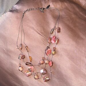 Elegant Pearl and Shell Necklace